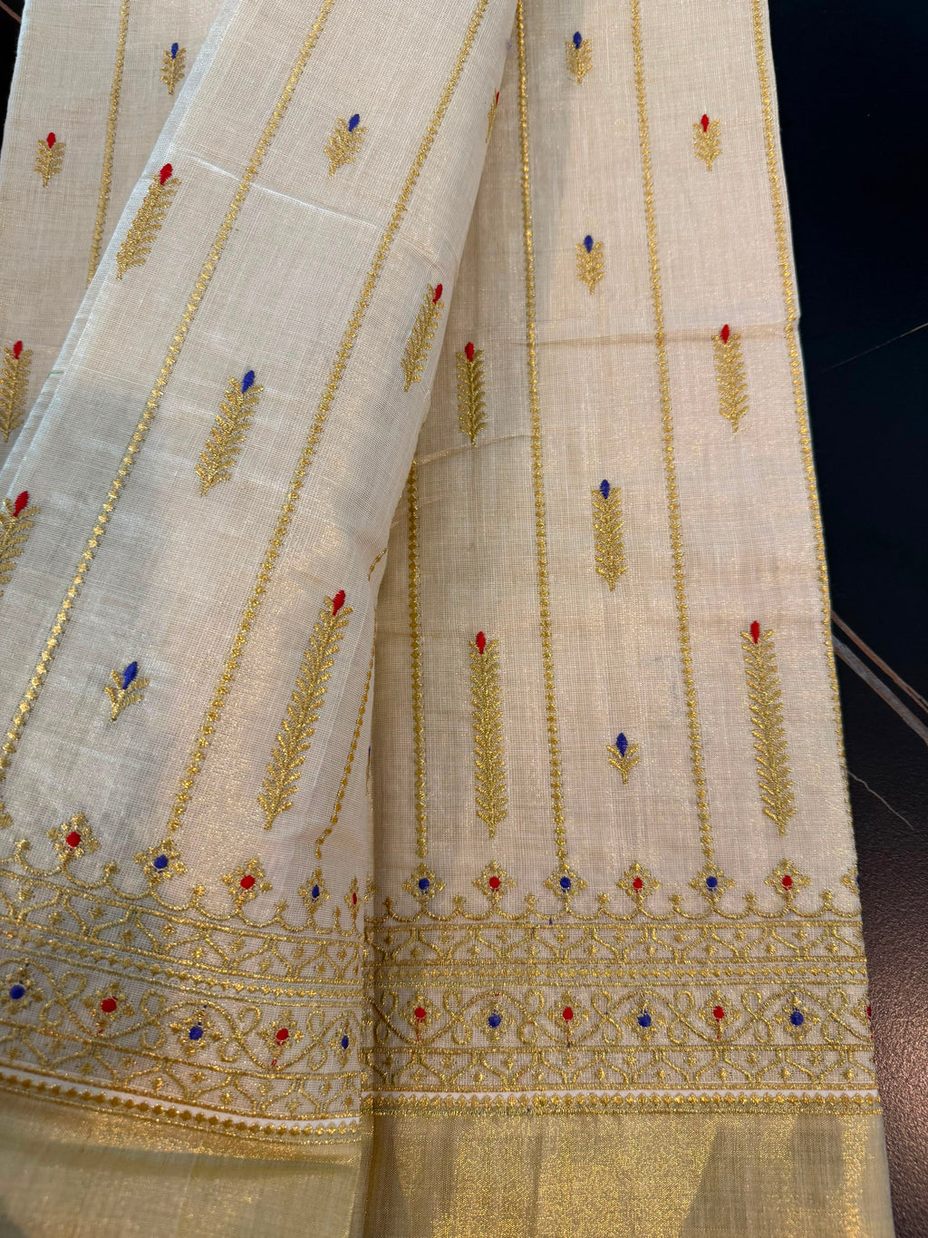 Tissue Wedding Saree