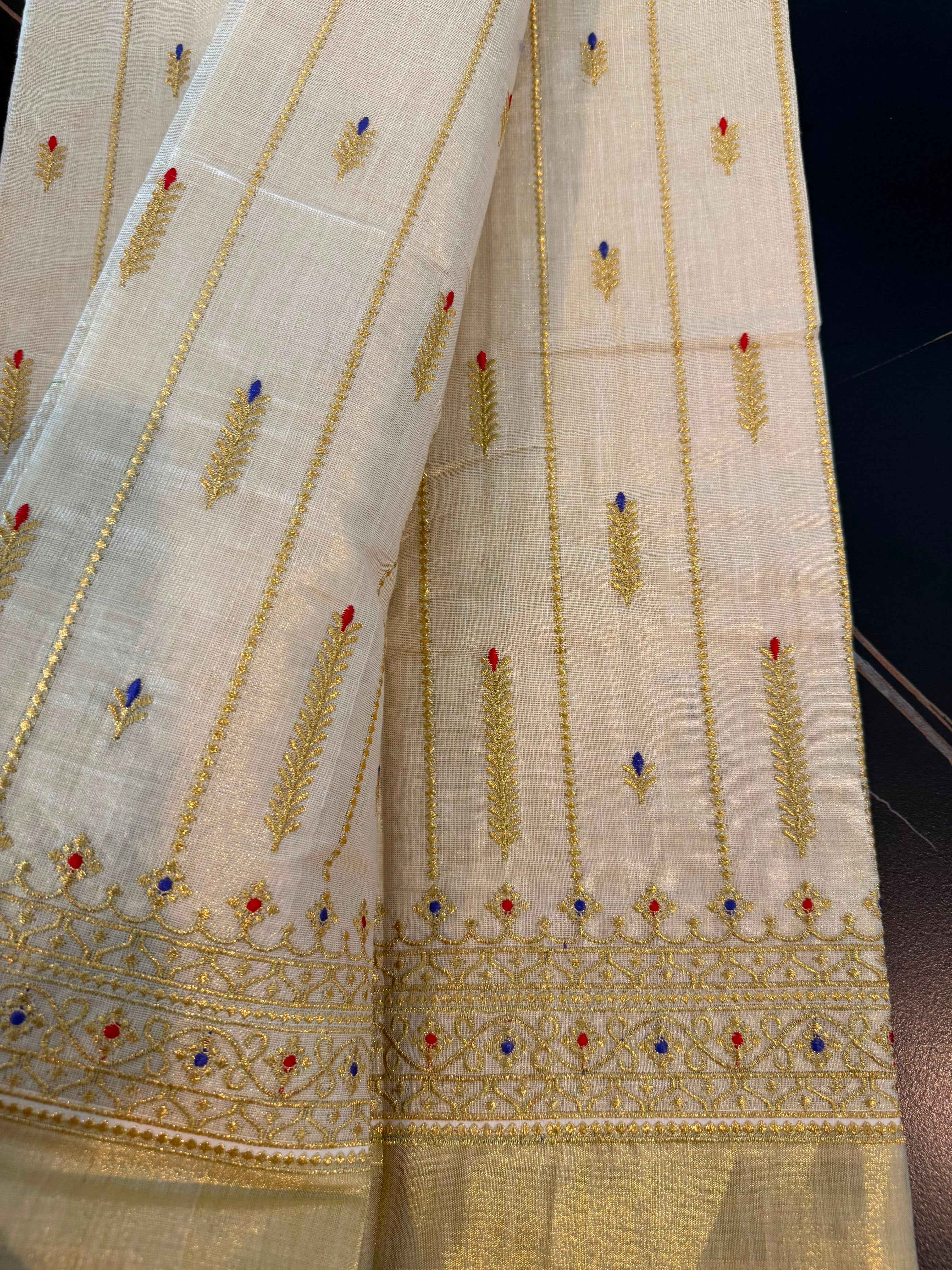 Tissue Wedding Saree