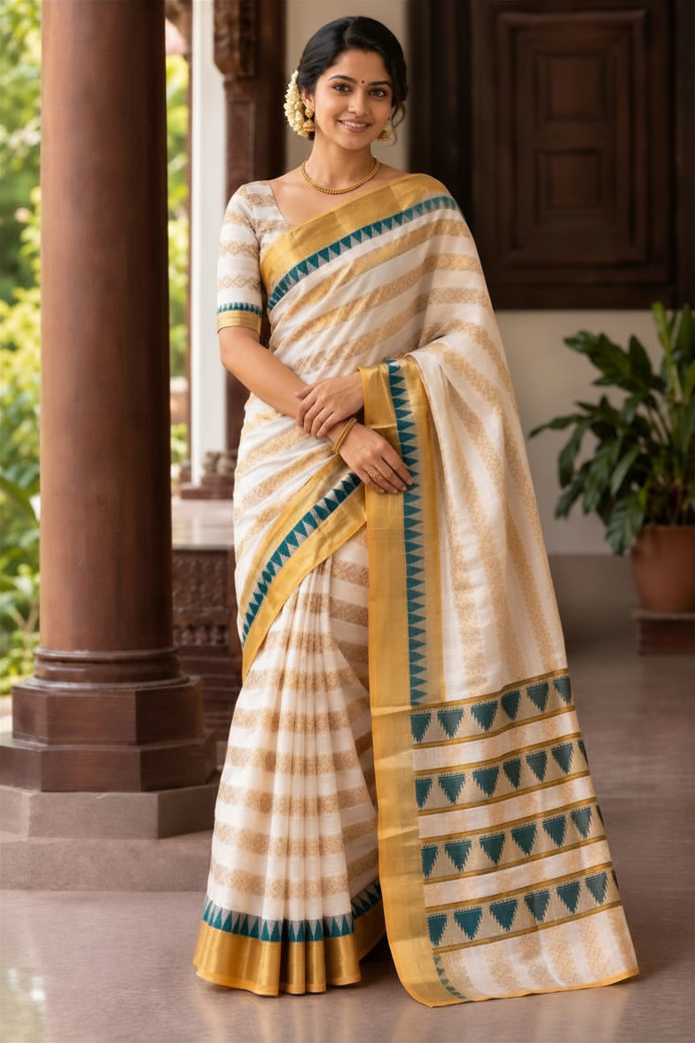 Rich Kerala Saree