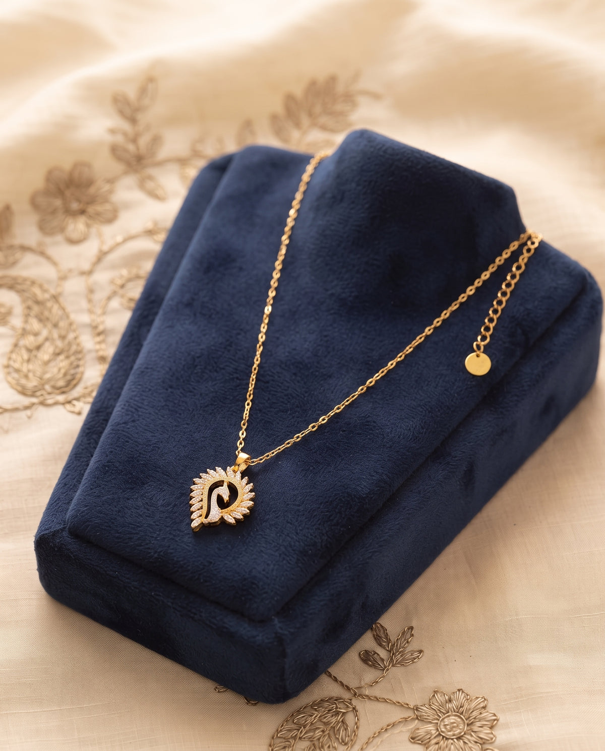 Peacock Pendant Anti-Tarnish Gold Necklace
