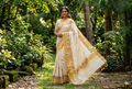 Cotton Saree with mural print