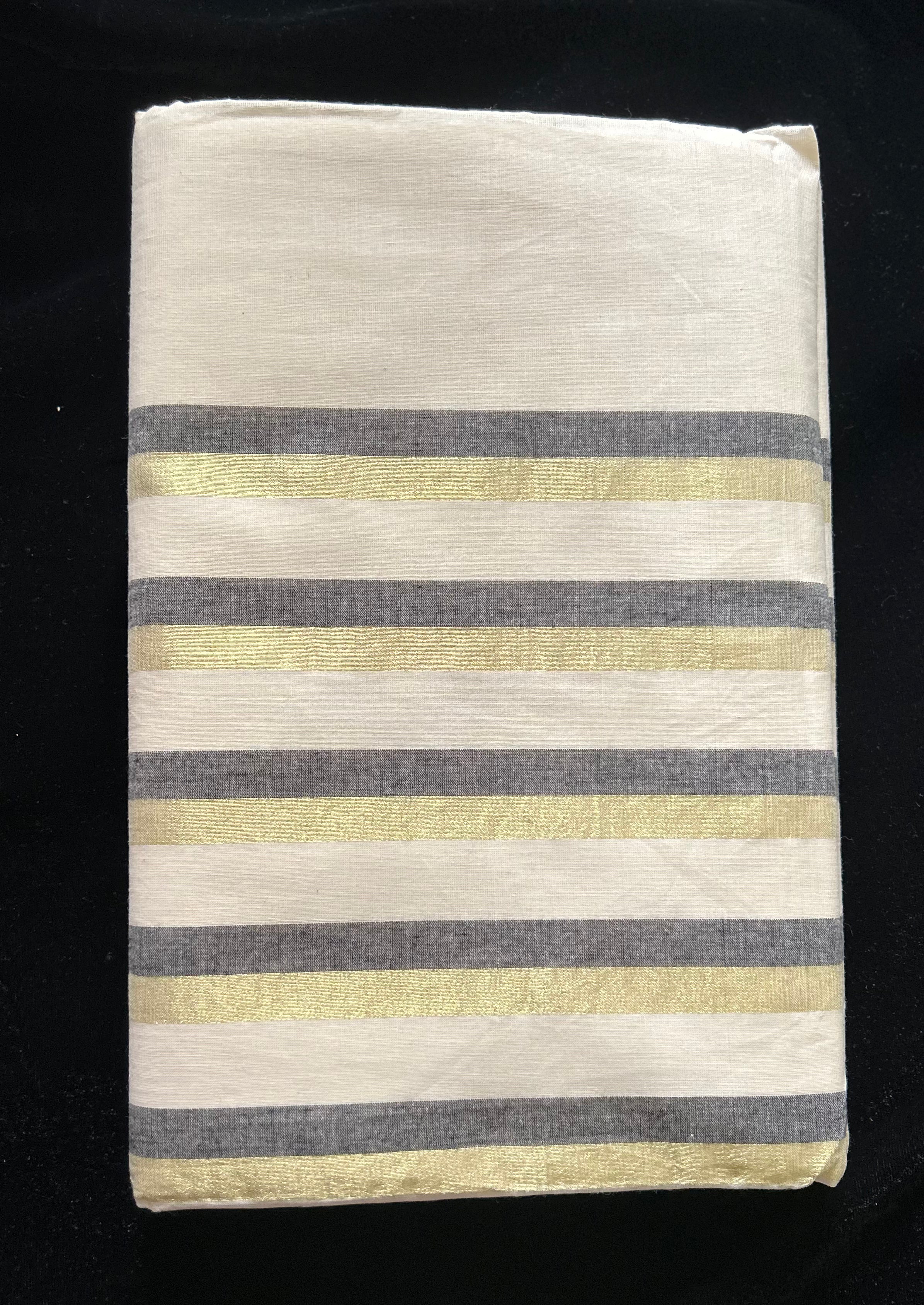 Half  Pallu StripeSaree B