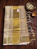 Exquisite Gold Tissue Kasavu Saree