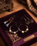 Rustic Boho Wooden & Beaded Statement Earring Collection |